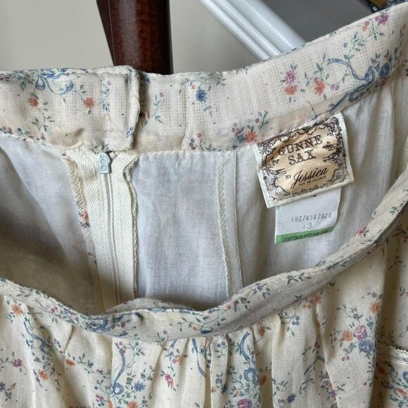 1970s vintage Gunne Sax two piece dress - Picture 13 of 15